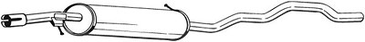 Bosal Mittelschalldämpfer [Hersteller-Nr. 285-515] für Ford, Seat, VW von BOSAL