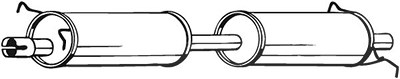 Bosal Mittelschalldämpfer [Hersteller-Nr. 280-049] für Ford von BOSAL