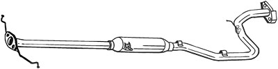 Bosal Mittelschalldämpfer [Hersteller-Nr. 284-009] von BOSAL