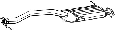 Bosal Mittelschalldämpfer [Hersteller-Nr. 283-873] für Kia von BOSAL