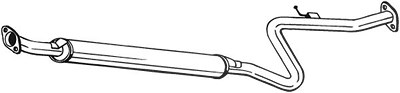 Bosal Mittelschalldämpfer [Hersteller-Nr. 283-377] für Mazda von BOSAL
