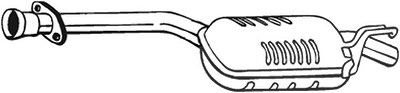 Bosal Mittelschalldämpfer [Hersteller-Nr. 175-135] für Mercedes-Benz von BOSAL