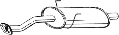 Bosal Mittelschalldämpfer [Hersteller-Nr. 228-271] für Toyota von BOSAL