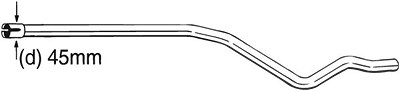 Bosal Reparaturrohr, Katalysator [Hersteller-Nr. 889-461] für Opel, Vauxhall von BOSAL
