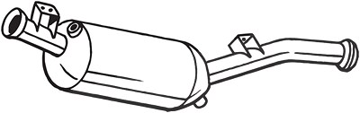 Bosal Ruß-/Partikelfilter, Abgasanlage [Hersteller-Nr. 095-570] für Mercedes-Benz von BOSAL