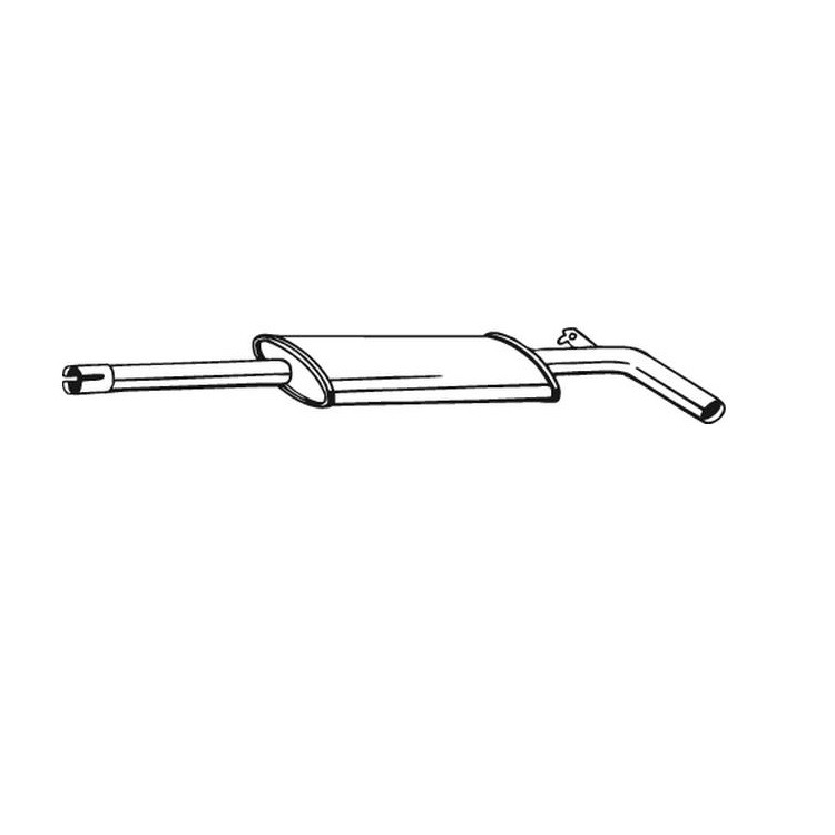 Mittelschalld?mpfer Renault Megane II Scenic II VW Touareg 1.6 3.0 16V Mittelschalld?mpfer Renault Megane II Scenic II VW Touareg 1.6 3.0 16V von BOSAL