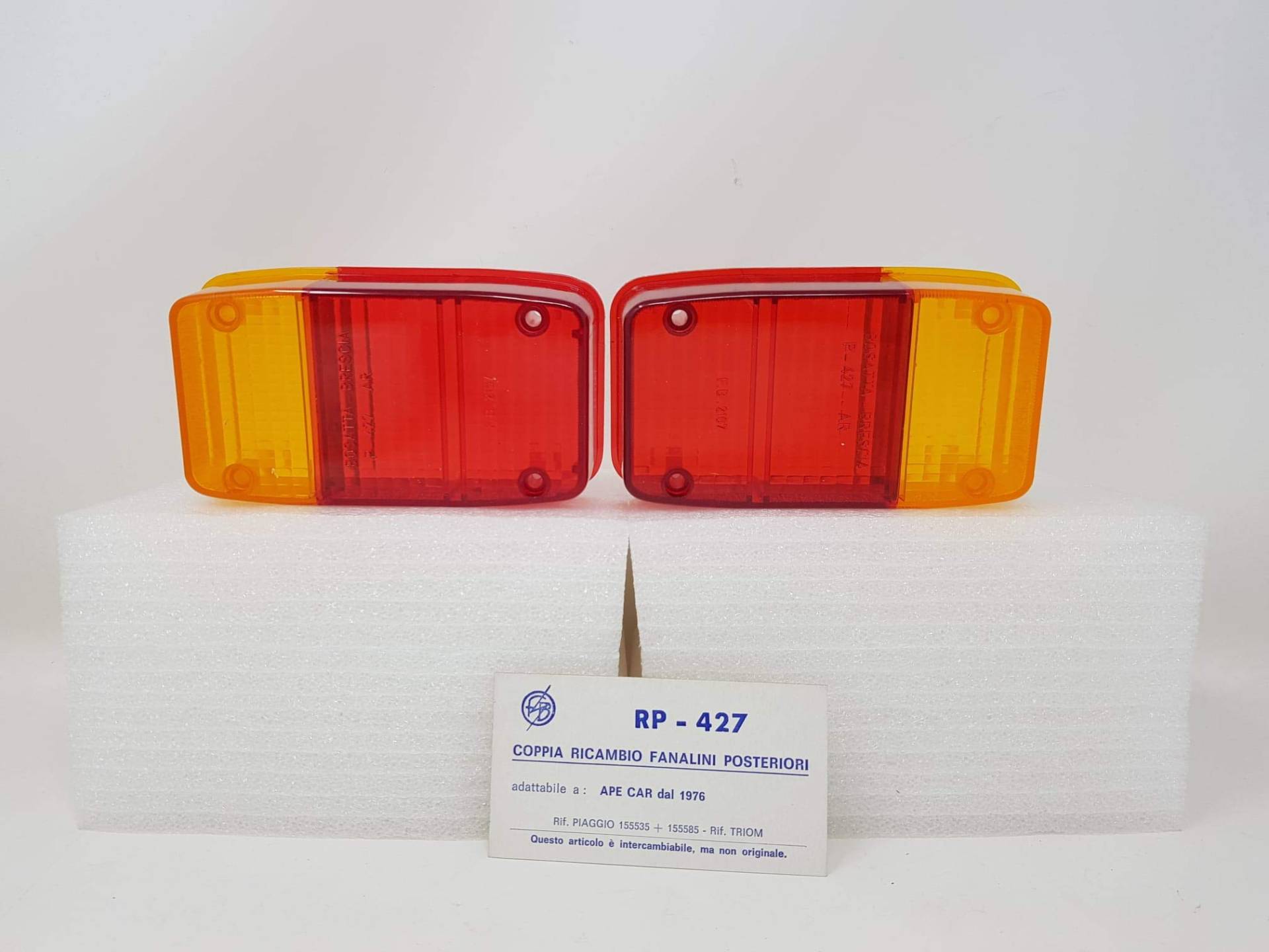 BOSATTA Heckleuchten Ape 400/400R/MP500-MPV600-CAR P2 Rot Rückleuchten von Bosatta