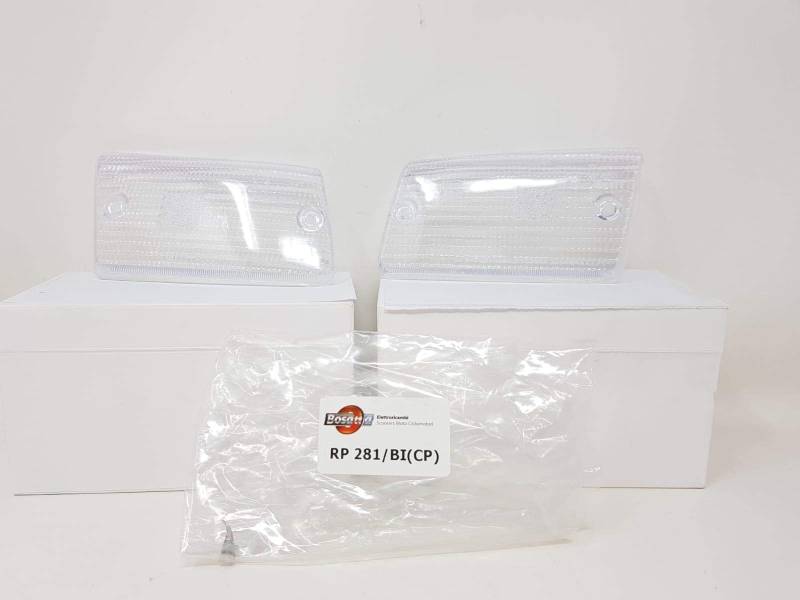 Paar weiße Hinterblinker für Vespa 50 PK/XL/N/FL2 BOSATTA RP281 von Bosatta