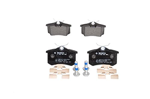 BOSCH 2 Bremsscheiben voll + Bremsbeläge für VW Golf 5 1K1 Golf 6 5K1 von Bosch Bundle