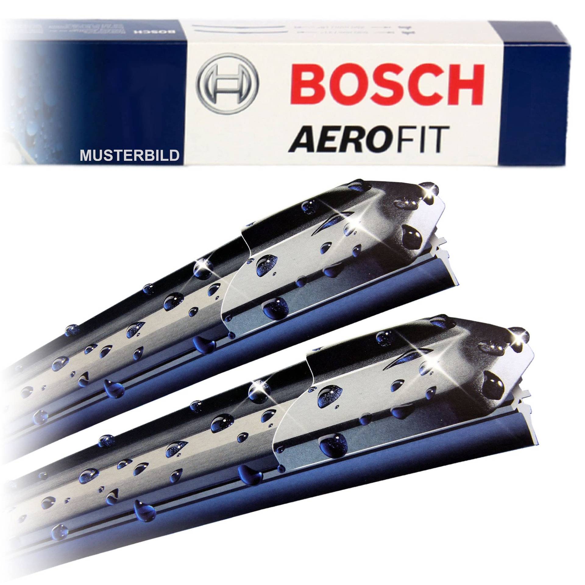Bosch Scheibenwischer Heckwischer Vorne + Hinten, Aerotwin AF531 + Aerotwin A350H , Wischer Scheibenwischerblätter Set für Frontscheibe und Heckscheibe von BOSCH Bundle