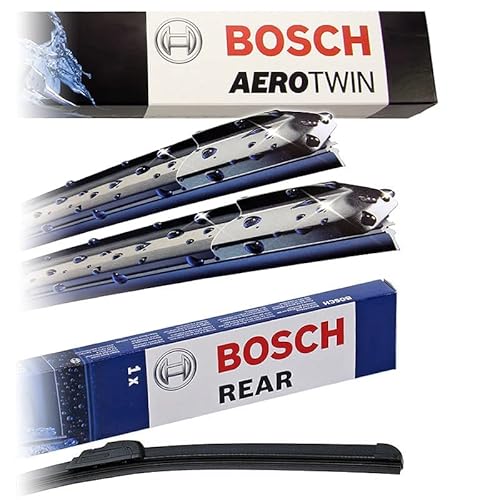 Bosch Scheibenwischer Heckwischer Vorne + Hinten, Aerofit AF187 + Aerotwin A331H, Wischer Scheibenwischerblätter Set für Frontscheibe und Heckscheibe, Passend für - VW TOURAN (1T3),TOURAN VAN (1T3) von BOSCH bundle