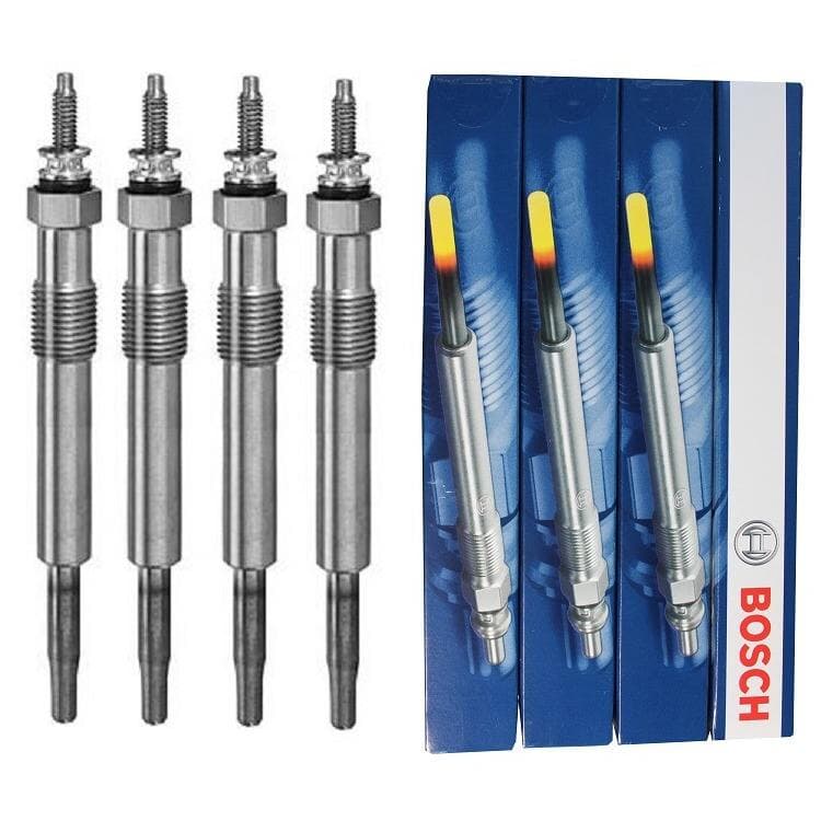 4 Bosch Gl?hkerzen GLP024 Ford Fiesta IV Transit Focus II Galaxy Mondeo IV von BOSCH