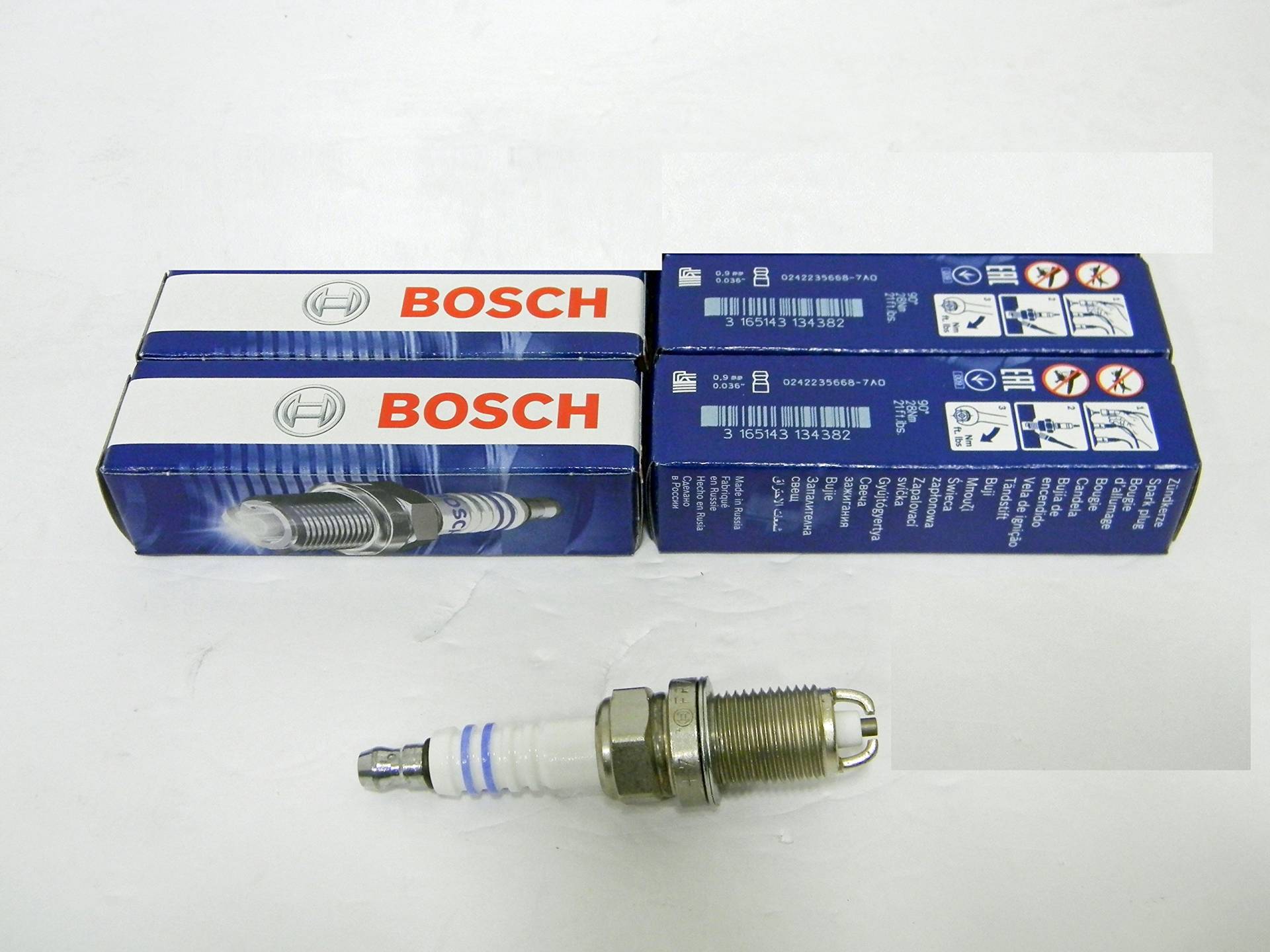 4X ORIGINAL BOSCH ZÜNDKERZEN BOSCH KERZEN 0 242 235 668 ZÜNDKERZE FR7LDC / 7 4X ORIGINAL BOSCH ZÜNDKERZEN BOSCH KERZEN 0 242 235 668 ZÜNDKERZE FR7LDC / 7 von Bosch Automotive