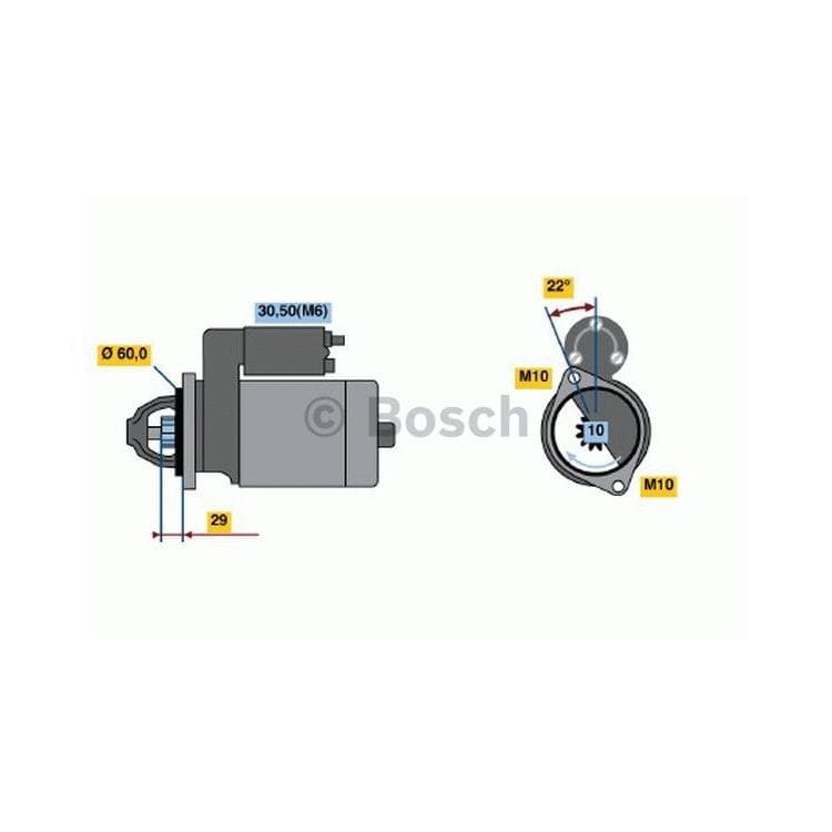 Bosch Anlasser Maybach 57 62 Mercedes C E G M R S GL-Klasse CLK Bosch Anlasser Maybach 57 62 Mercedes C E G M R S GL-Klasse CLK von BOSCH