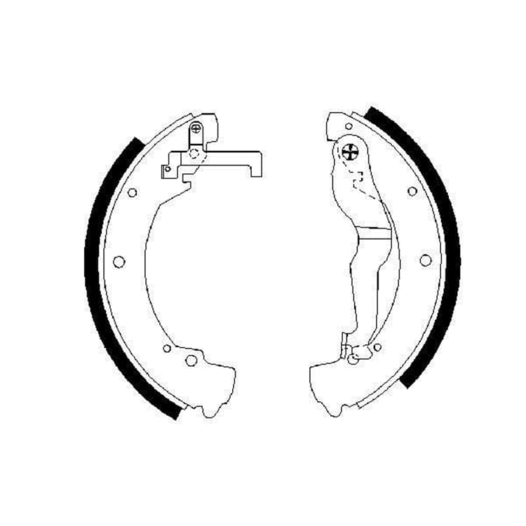 Bosch Bremsbackensatz hinten VW California Transporter Bosch Bremsbackensatz hinten VW California Transporter von BOSCH