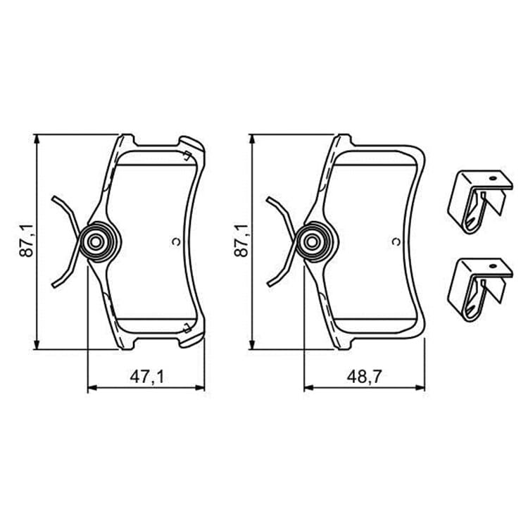 Bosch Bremsbel?ge hinten Toyota Avensis Corolla Bosch Bremsbel?ge hinten Toyota Avensis Corolla von BOSCH