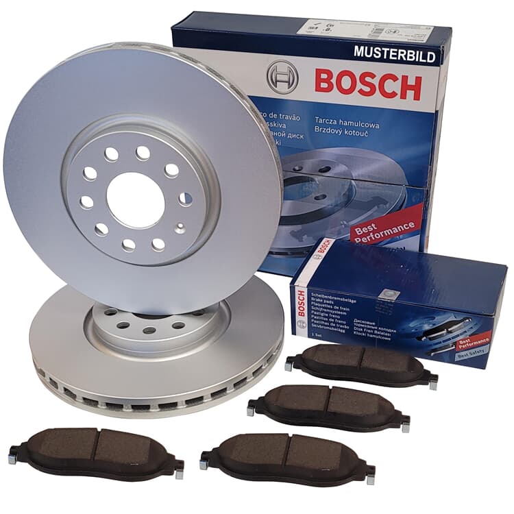 Bosch Bremsscheiben + Bremsbel?ge vorne Iveco Daily von BOSCH