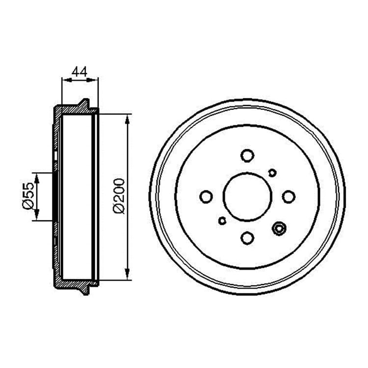 Bosch Bremstrommel Citroen Peugeot Suzuki Toyota Bosch Bremstrommel Citroen Peugeot Suzuki Toyota von BOSCH