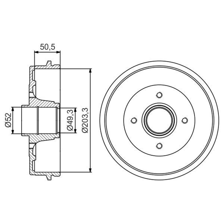 Bosch Bremstrommel Renault Twingo Bosch Bremstrommel Renault Twingo von BOSCH