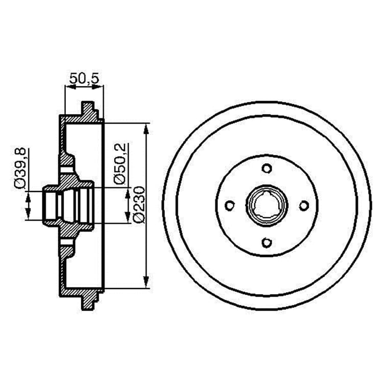 Bosch Bremstrommel VW Passat Bosch Bremstrommel VW Passat von BOSCH