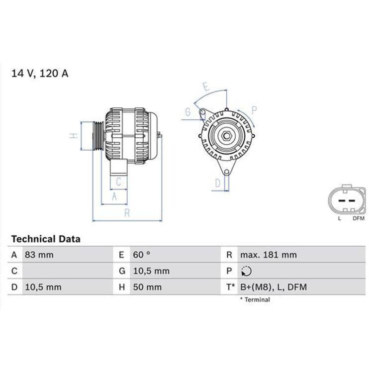 Bosch Generator Mercedes Clk E-Klasse Viano Bosch Generator Mercedes Clk E-Klasse Viano von BOSCH