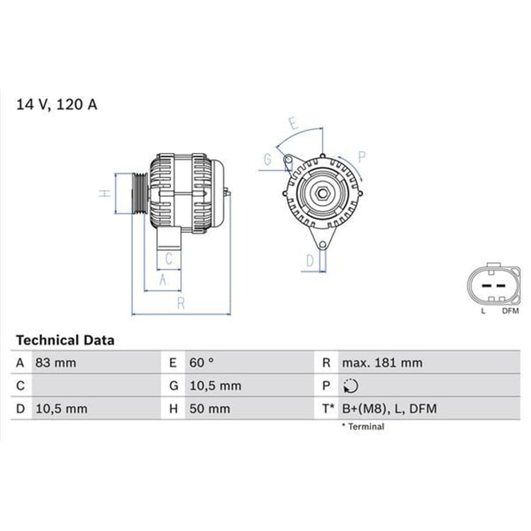 Bosch Generator Mercedes Clk E-Klasse Viano von BOSCH