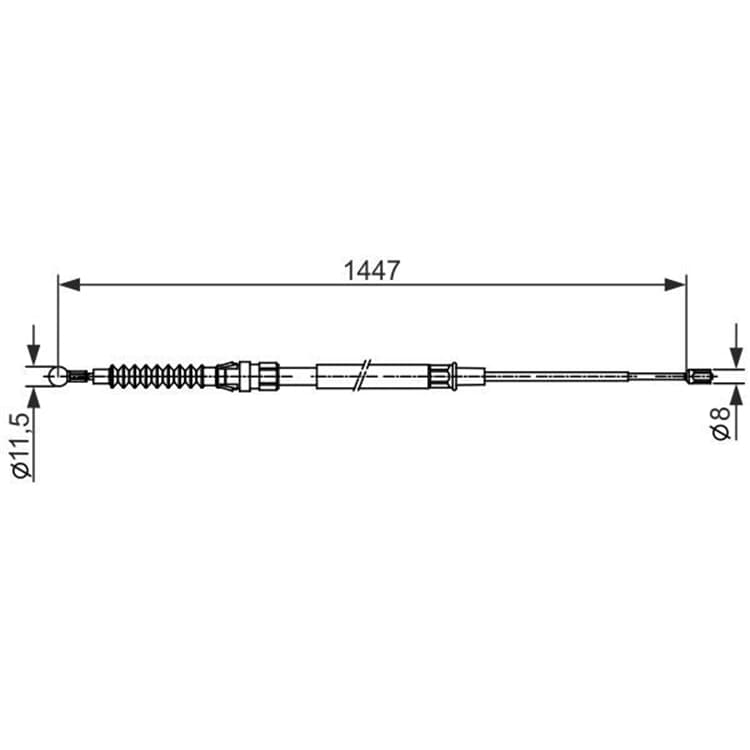 Bosch Handbremsseil von BOSCH