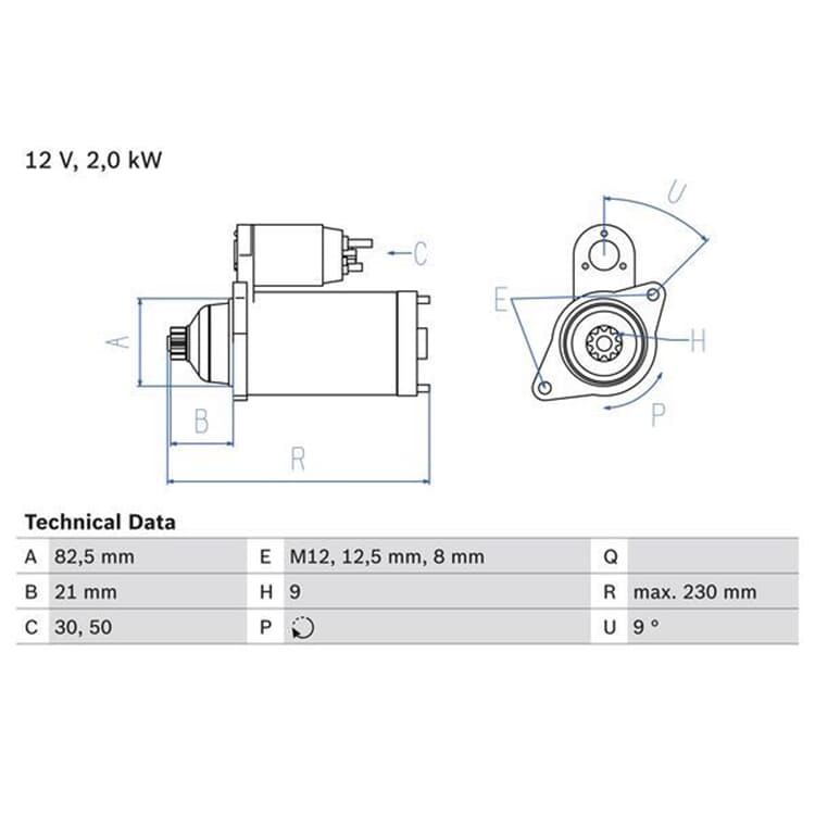 Bosch Starter VW Lt von BOSCH