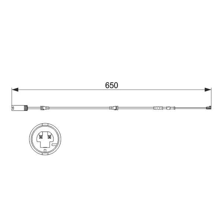 Bosch Warnkontakt f?r Bremsbel?ge BMW 1er 3er Bosch Warnkontakt f?r Bremsbel?ge BMW 1er 3er von BOSCH