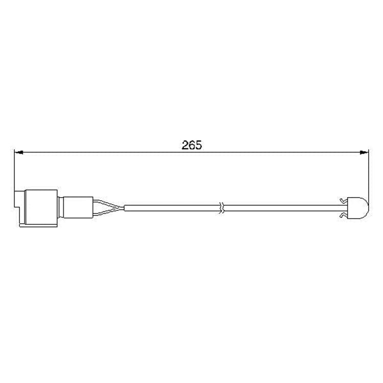 Bosch Warnkontakt f?r Bremsbel?ge BMW 3er 5er 6er Z1 Bosch Warnkontakt f?r Bremsbel?ge BMW 3er 5er 6er Z1 von BOSCH
