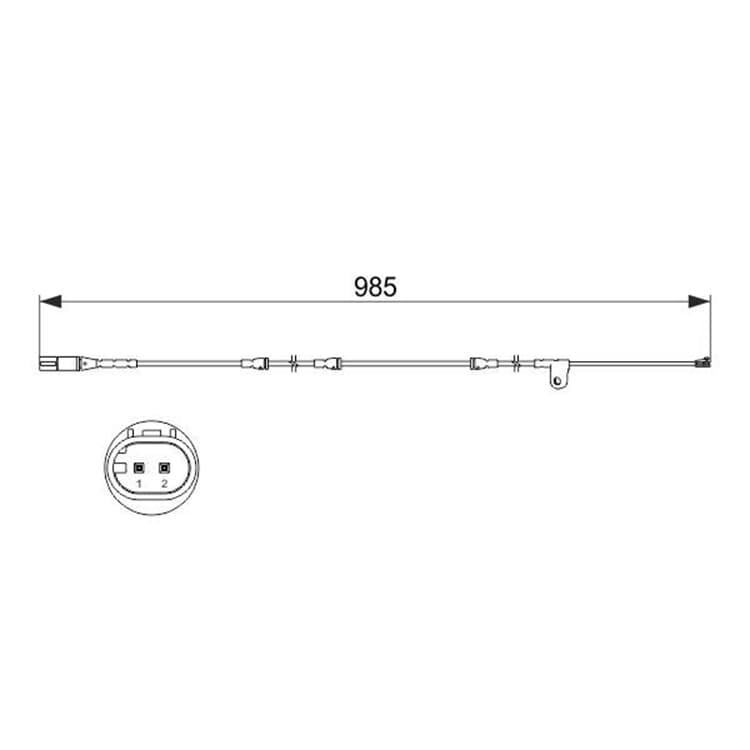 Bosch Warnkontakt f?r Bremsbel?ge BMW X5 X6 Bosch Warnkontakt f?r Bremsbel?ge BMW X5 X6 von BOSCH