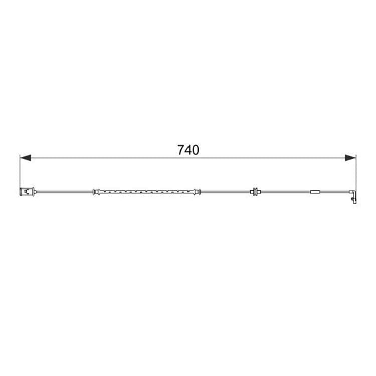 Bosch Warnkontakt f?r Bremsbel?ge Opel Astra Zafira von BOSCH