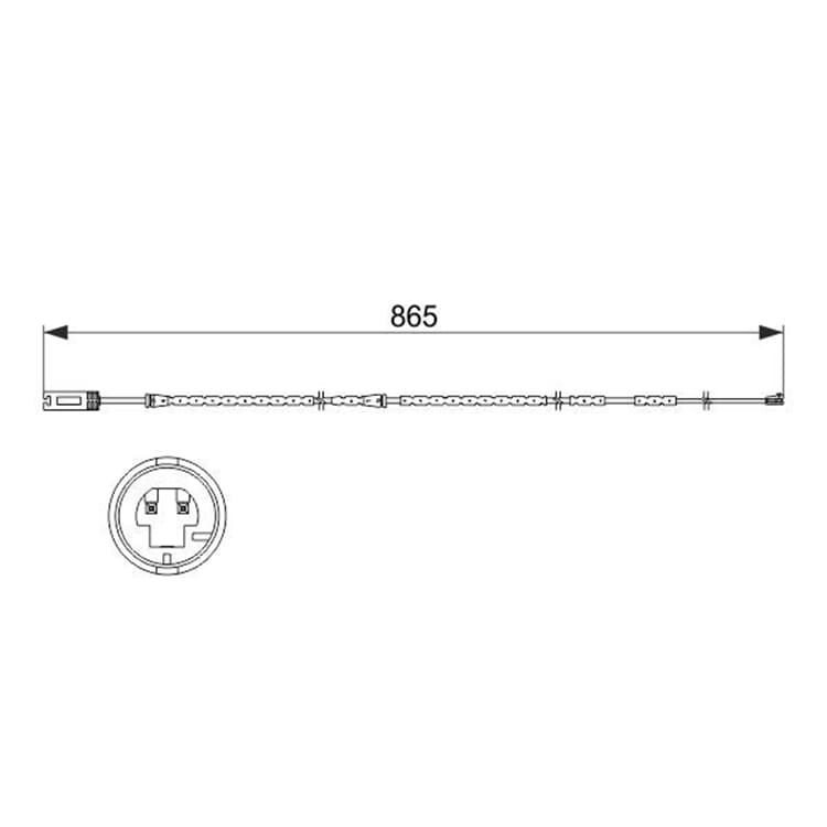 Bosch Warnkontakt f?r Bremsbel?ge BMW 3er X1 Bosch Warnkontakt f?r Bremsbel?ge BMW 3er X1 von BOSCH