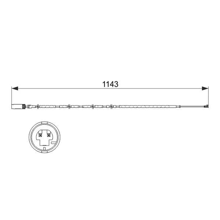 Bosch Warnkontakt f?r Bremsbel?ge BMW X1 Bosch Warnkontakt f?r Bremsbel?ge BMW X1 von BOSCH