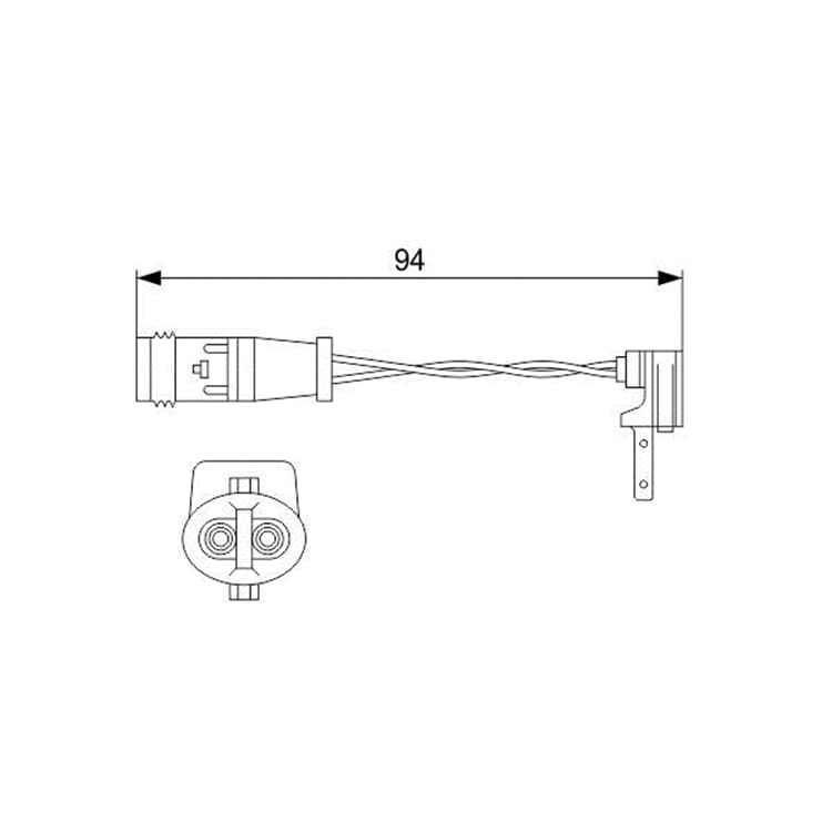 Bosch Warnkontakt f?r Bremsbel?ge Mercedes von BOSCH