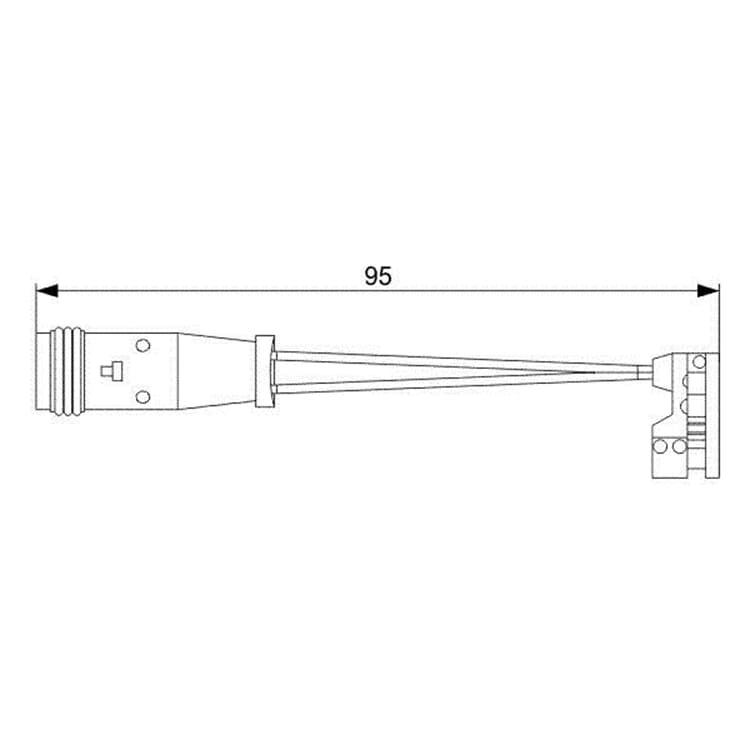 Bosch Warnkontakt f?r Bremsbel?ge Mercedes von BOSCH