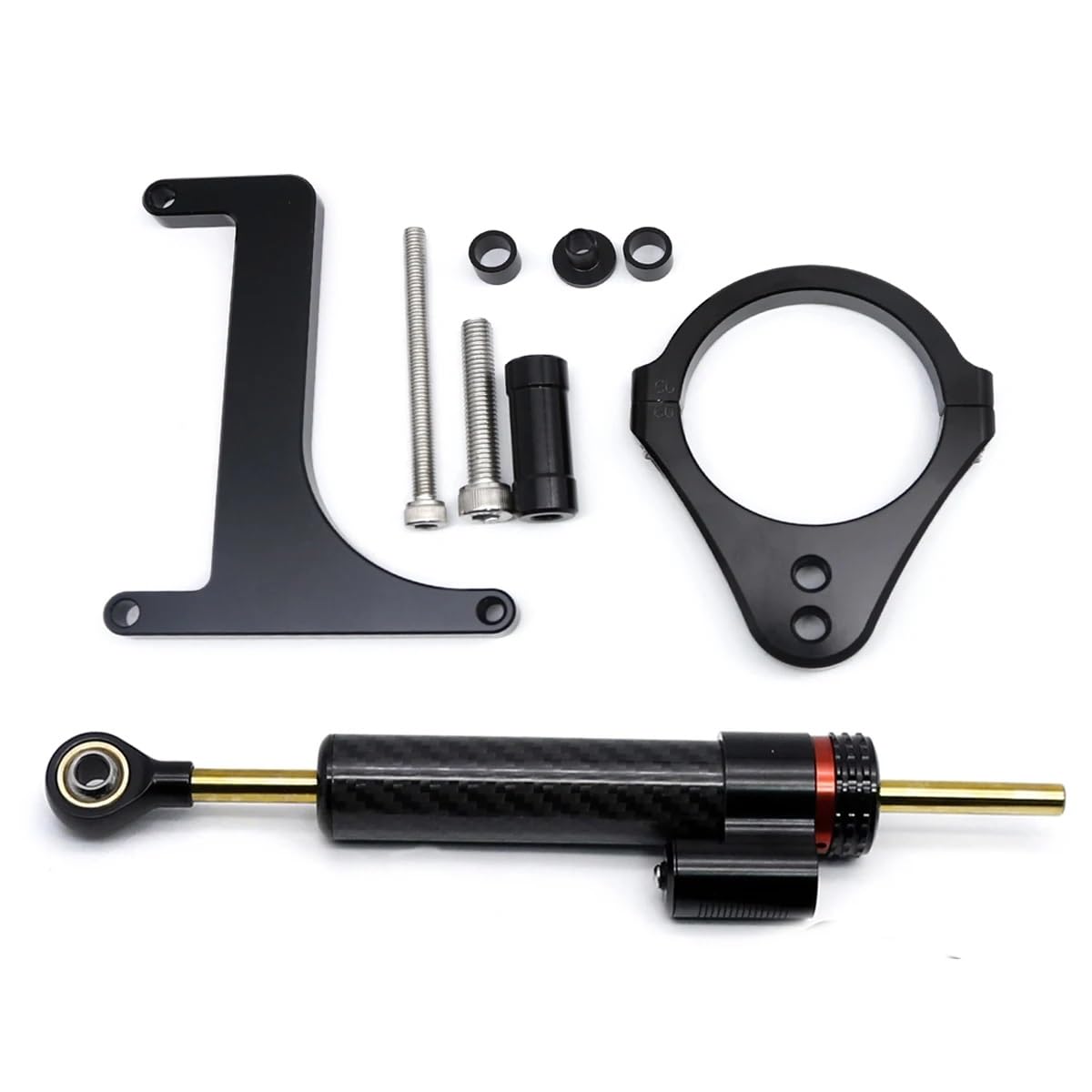 FÜR Inokim OX Sub13 Elektroroller CNC Aluminium Stabilisator Lenkungsdämpfer Stoßdämpfer Montagesatz Halterungsset Zubehör Motorrad Lenkungsdämpfer(B) von BOSDF