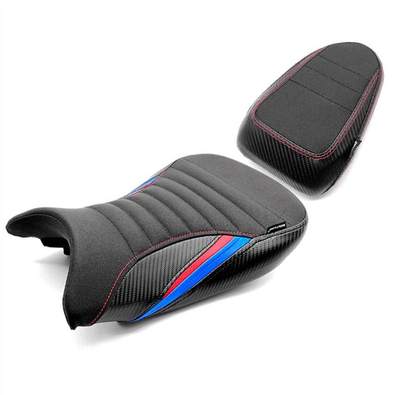 Sozius Haltegriff Für B┐MW S1000RR S1000 RR 2019-2021 2022 2023 Motorrad Vorne Hinten Beifahrer Sozius Kissen Abdeckung S 1000 RR Fahrer Sitz(Red,B) von BOSDF