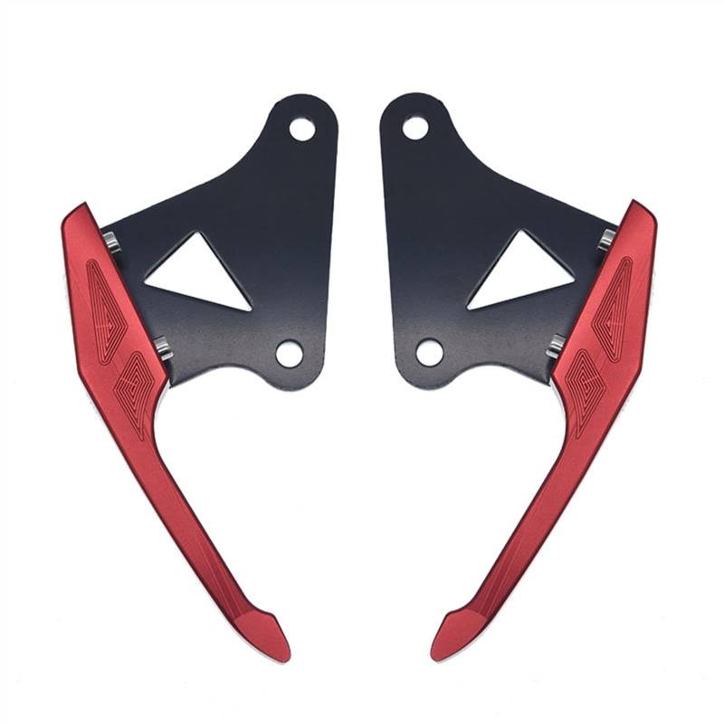Sozius Haltegriff Für H┐ONDA Grom MSX125 SF MSX125SF MSX 125 SF M3 Motorradzubehör Beifahrergriff Haltegriff Schiene Armlehne Heckhandlauf(Red) von BOSDF