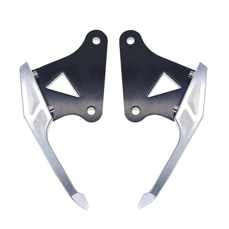 Sozius Haltegriff Für H┐ONDA Grom MSX125 SF MSX125SF MSX 125 SF M3 Motorradzubehör Beifahrergriff Haltegriff Schiene Armlehne Heckhandlauf(Silver) von BOSDF