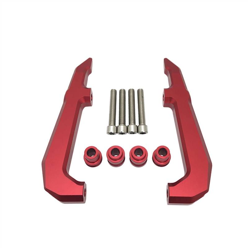 Sozius Haltegriff Für H┐onda GROM MSX125 msx125 MSX 125 2021 2022 Motorrad Hinten Passagier Griff Haltegriff Schiene Armlehne Schwanz Handlauf(Red) von BOSDF
