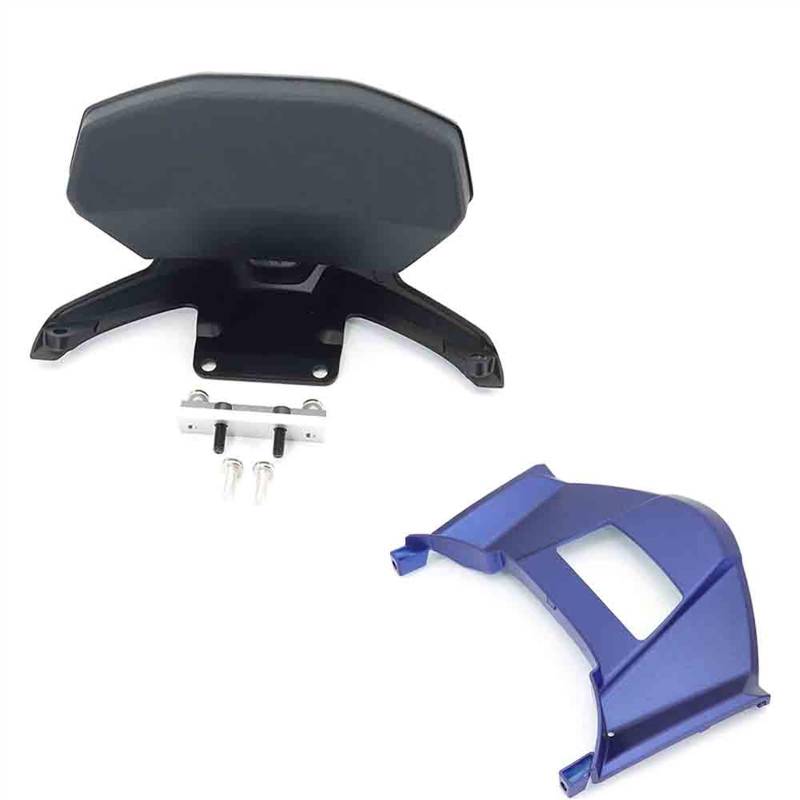 Sozius Haltegriff Für KYMCO AK550 AK 550 2017 2018 2019 2020 2021 2022 Motorrad Schwarz Hinten Passagier Sitz Rückenlehne Kissen Rückenlehne Pad(Blue) von BOSDF