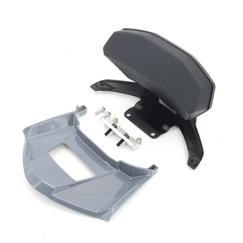 Sozius Haltegriff Für KYMCO AK550 AK 550 2017 2018 2019 2020 2021 2022 Motorrad Schwarz Hinten Passagier Sitz Rückenlehne Kissen Rückenlehne Pad(Gray) von BOSDF