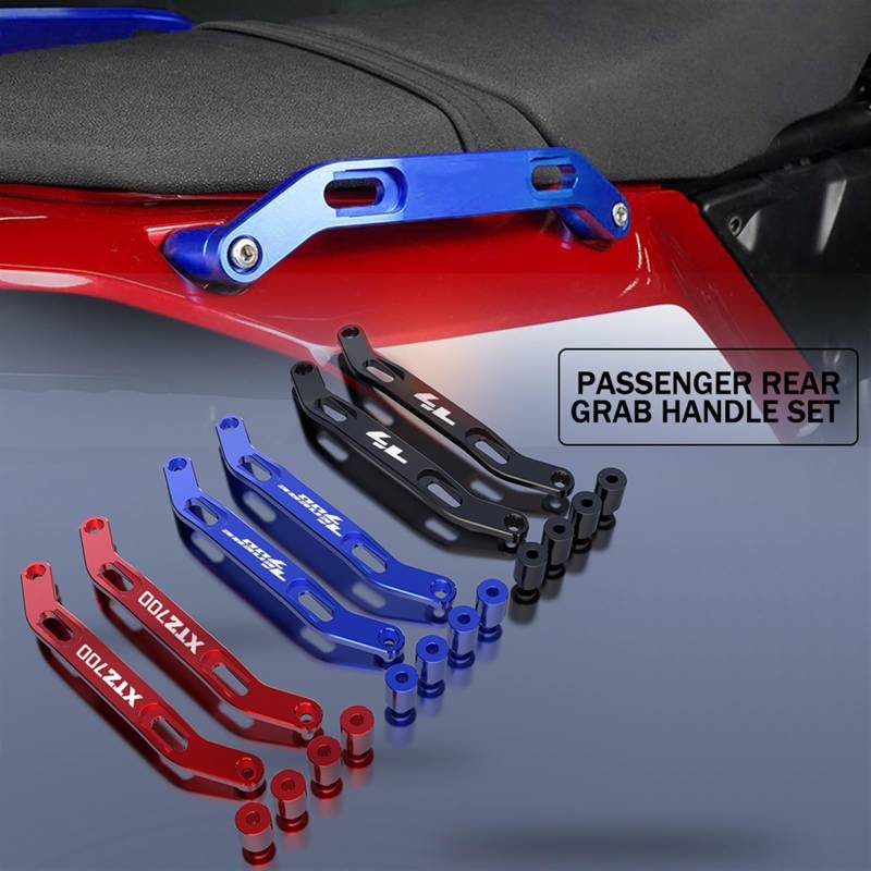 Sozius Haltegriff Für Y┐AMAHA T7 TENERE 700 Rally World RAID 2023 2022 2021 20220 2019 Motorrad XTZ700 TENERE700 Beifahrer Hinten Haltegriff Set(Red,C) von BOSDF