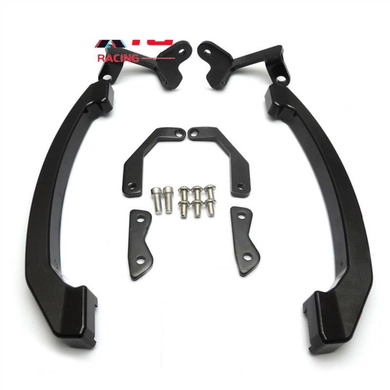 Sozius Haltegriff Für Y┐amaha MT 07 MT07 FZ FZ07 2015 2016 2017 Motorrad Hinten Rücksitz Beifahrer Armlehne Bar Armlehne Zubehör(Black) von BOSDF