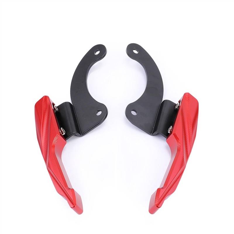 Sozius Haltegriff Für ZONTES R310 ZT310R ZT310-R 310R R 310 R Zubehör Moto Hinten Handlauf Passagier Handgriffe Hand Grip Haltegriff Griff Armlehne(Red,A) von BOSDF
