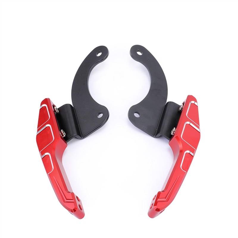 Sozius Haltegriff Für ZONTES R310 ZT310R ZT310-R 310R R 310 R Zubehör Moto Hinten Handlauf Passagier Handgriffe Hand Grip Haltegriff Griff Armlehne(Red,B) von BOSDF