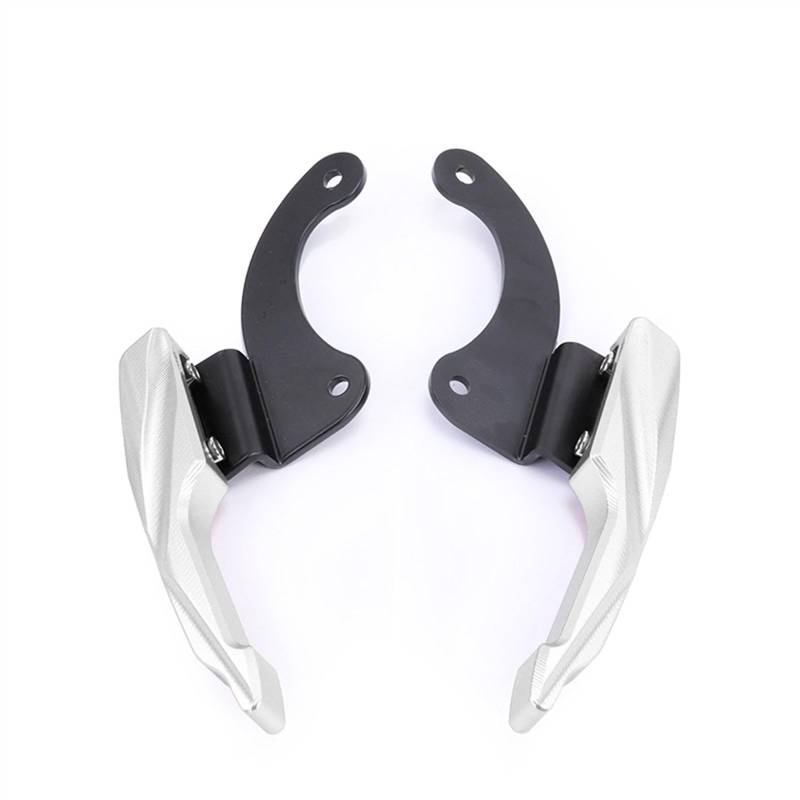 Sozius Haltegriff Für ZONTES R310 ZT310R ZT310-R 310R R 310 R Zubehör Moto Hinten Handlauf Passagier Handgriffe Hand Grip Haltegriff Griff Armlehne(Silver,A) von BOSDF