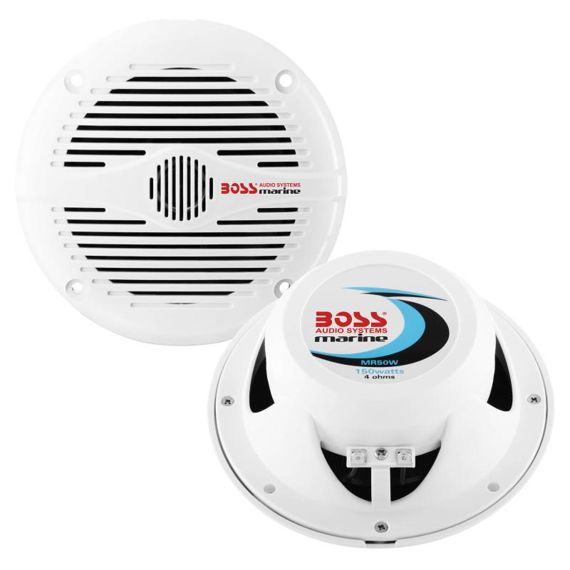BOSS Audio MR50W Marine Serie 150 W 2 Wege Lautsprecher von BOSS Audio
