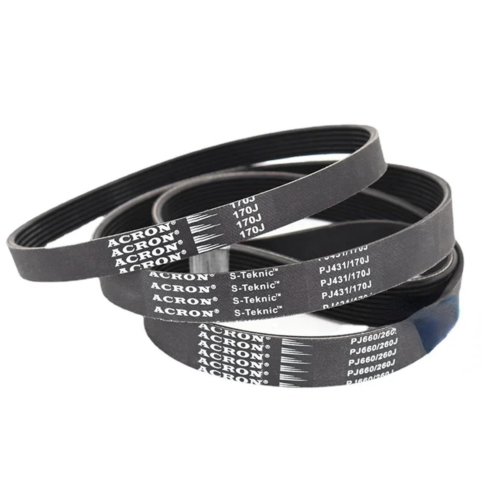 Antriebsriemen Für 185J-PJ470 188J PJ478 190J PJ483 192J PJ488 195J PJ495 203J PJ508 205J PJ520 210J PJ533 Gummi-Förderband Keilriemen(205J-PJ520,10ribs) von BPBHFFNMW